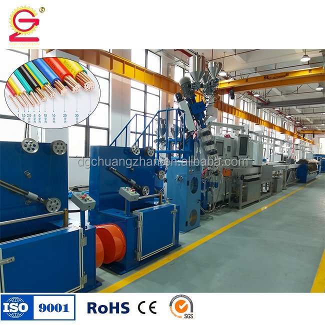 Automatic Copper Wire And Electrical Cable Manufacturing Machine Electric Cable Making Equipment